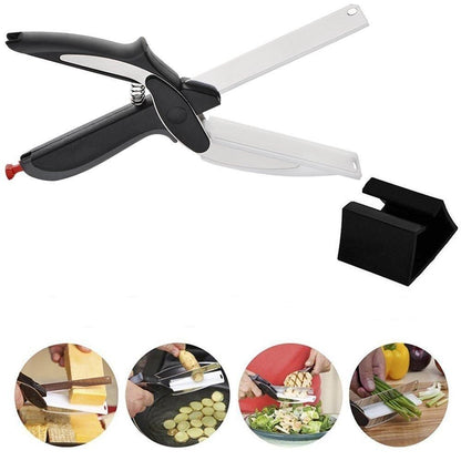 Smart Scissor Cutter Knife For Kitchen